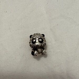 Pandora Silver and Black Panda Charm